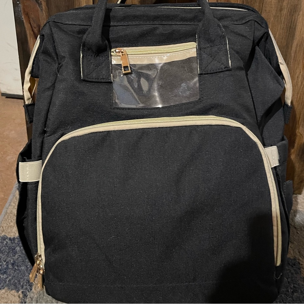 Backpack diaper bag